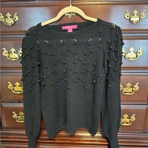 Lilly Pulitzer Black Knit Top